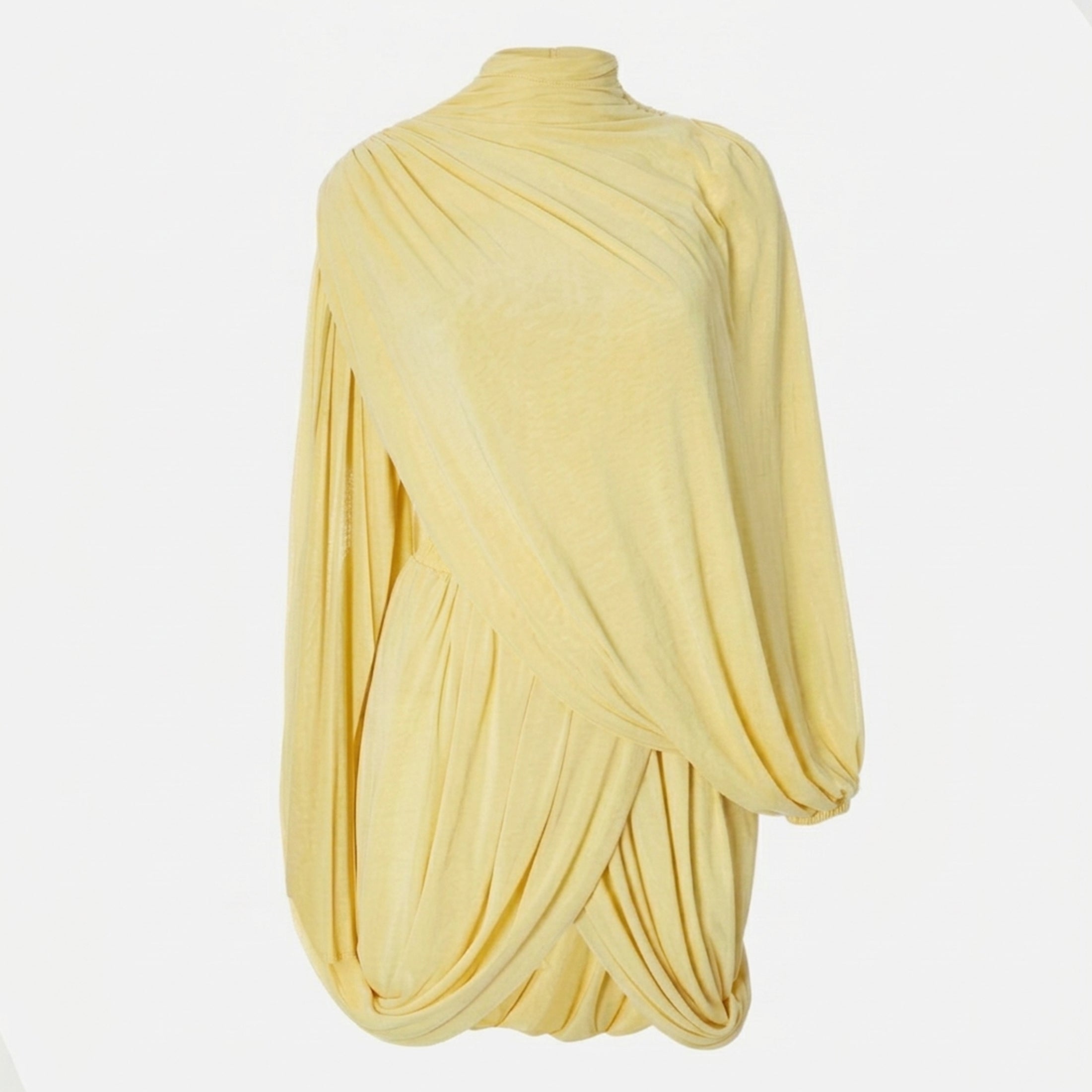 Women's Draped Pleated Skirt Set Cocktail