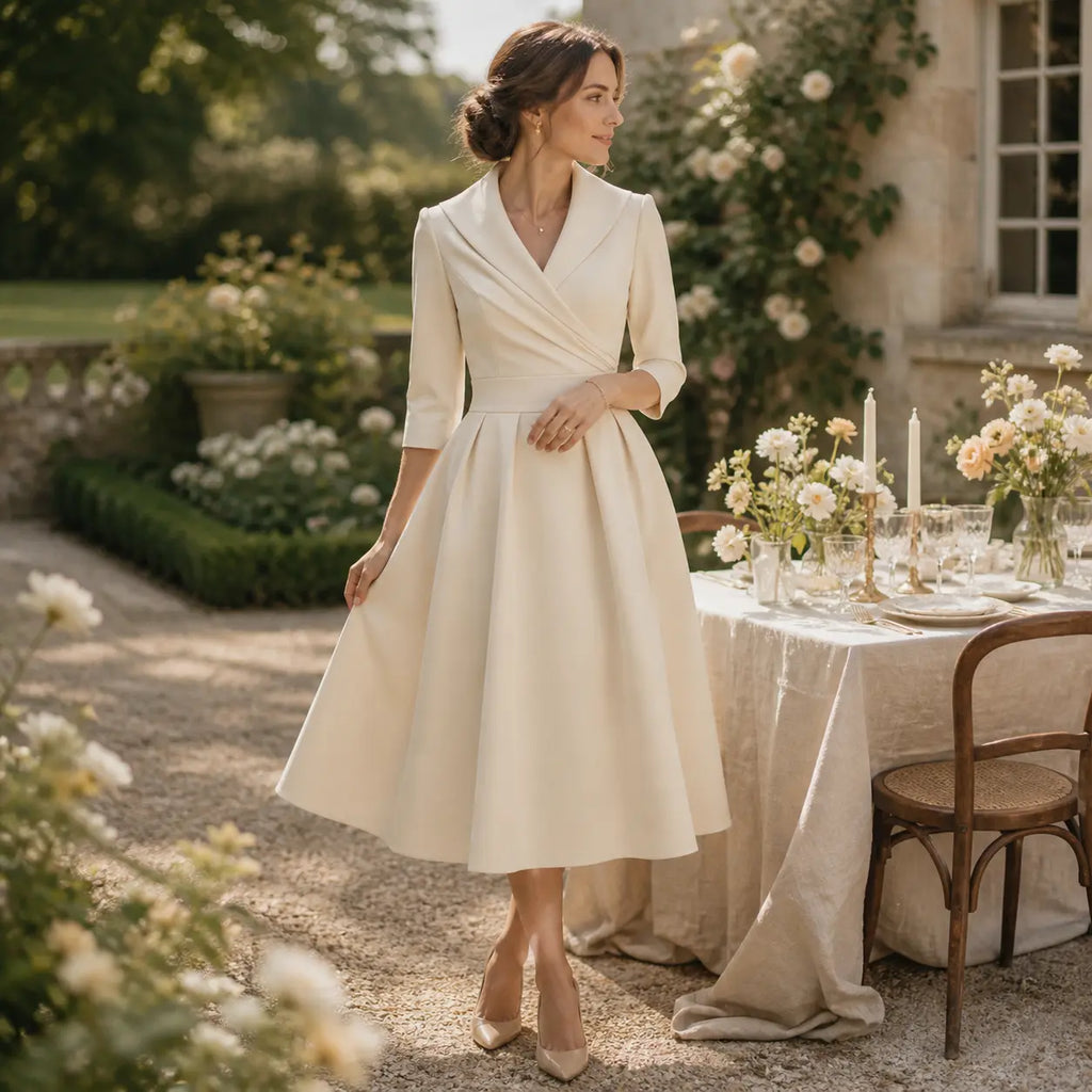 Veloire | Robe Slim Fit à Manches Longues pour Femmes