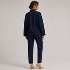 Women's High Neck Trouser Co-Ord Set Long Sleeve