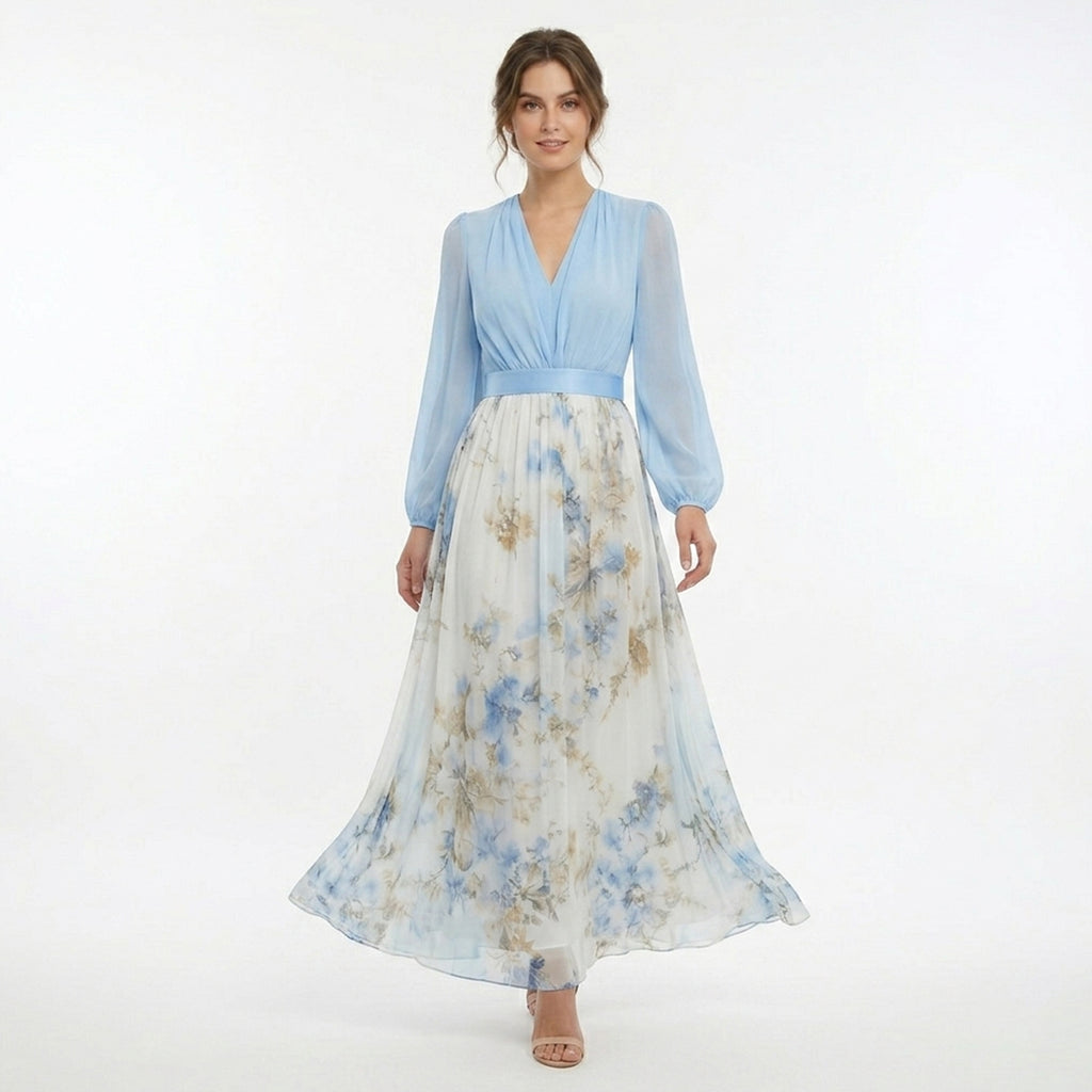 Veloire | Robe Maxi Florale Douce pour Femmes
