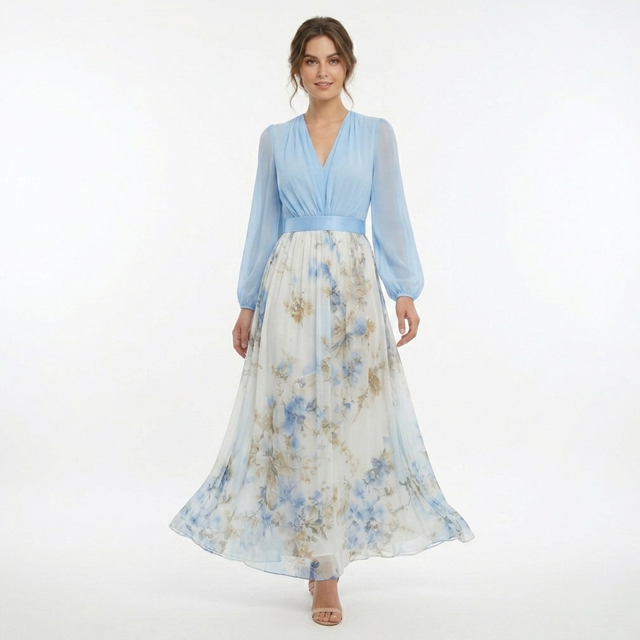 Veloire | Robe Maxi Florale Douce pour Femmes