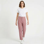 Veloire | Cotton Summer High-Waist Pants for Women