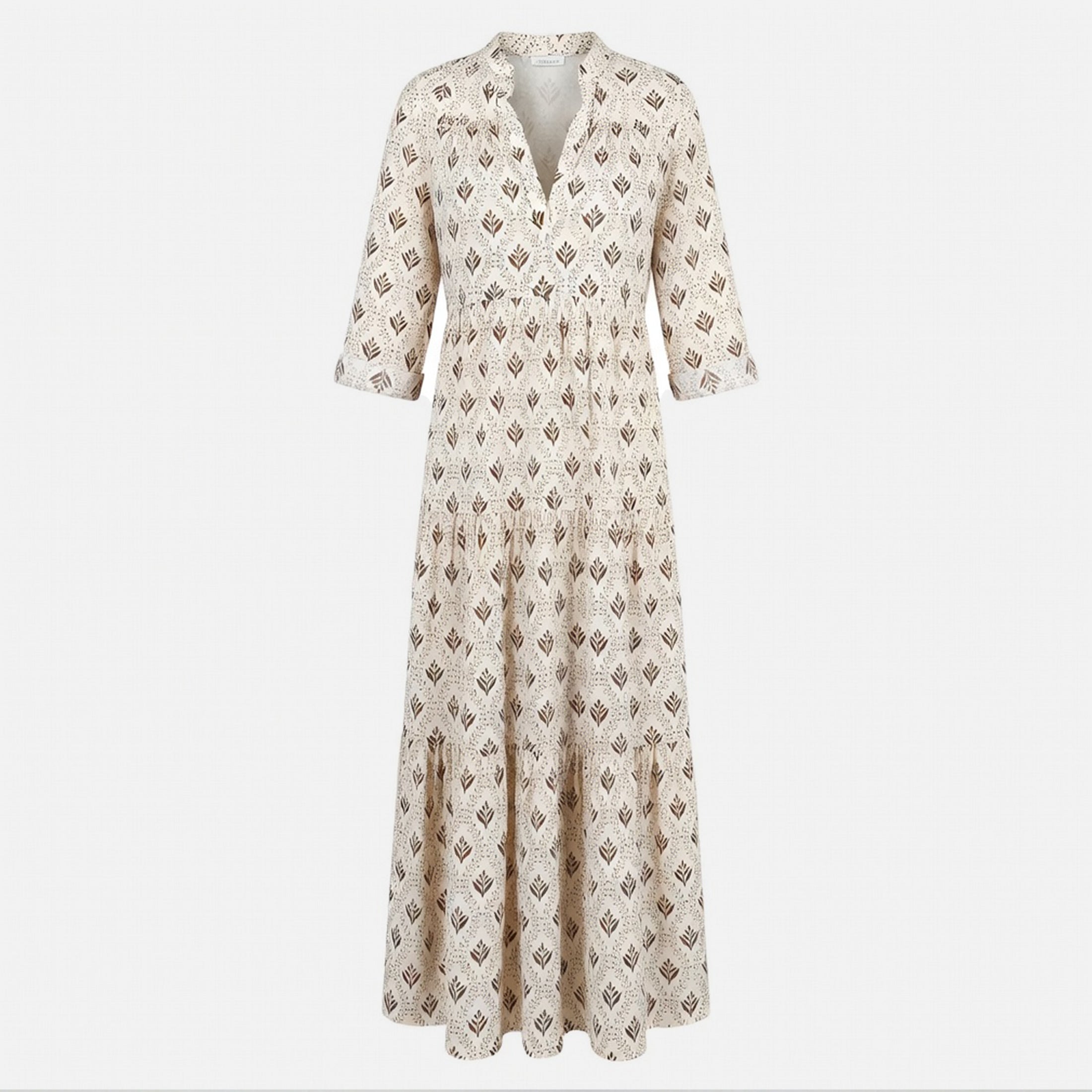 Veloire | Women’s Floral High Neck Dress