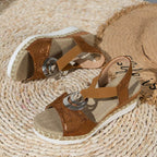 Cushioned slide sandals sole