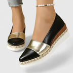 Black orthopedic loafers