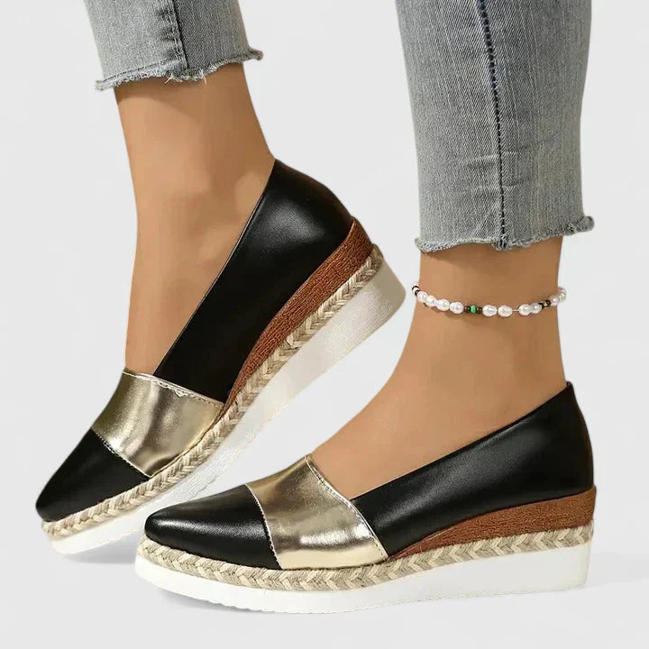 Orthopedic loafers top view