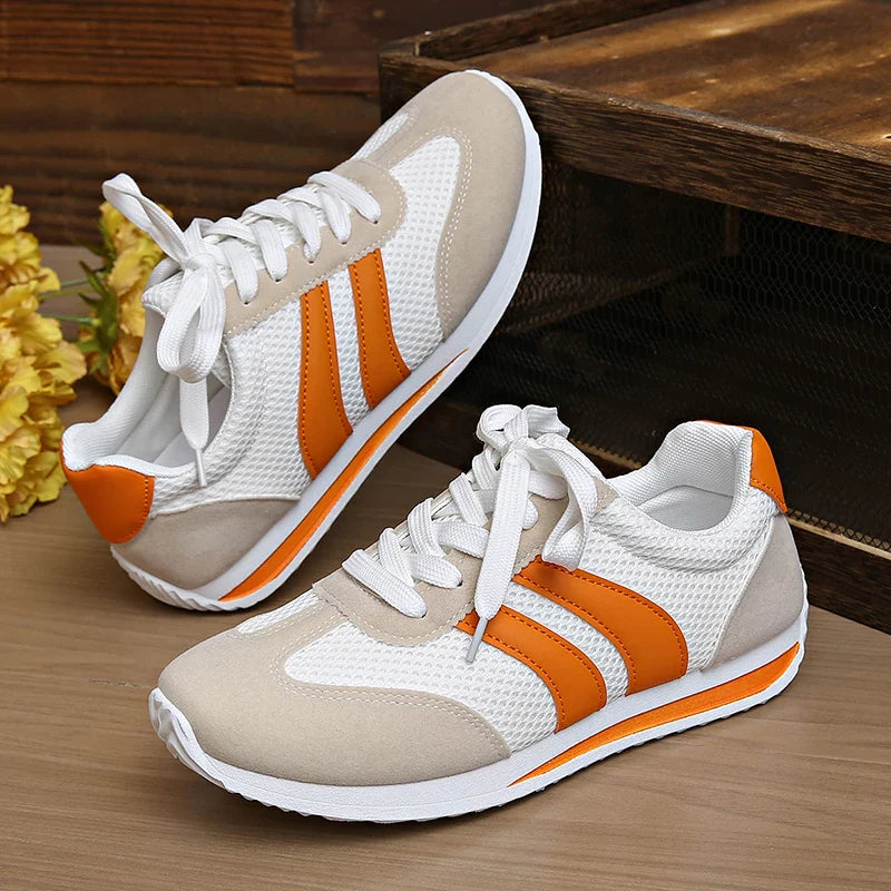 Mesh sneakers top view