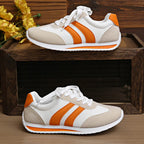 Mesh sneakers pair