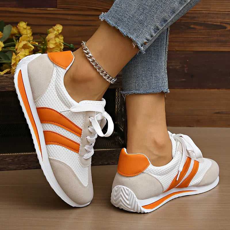 Mesh sneakers back view