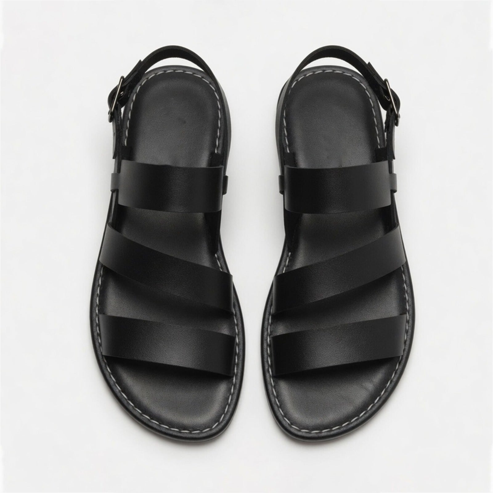 Veloire | Leather Flat Sandals for Women