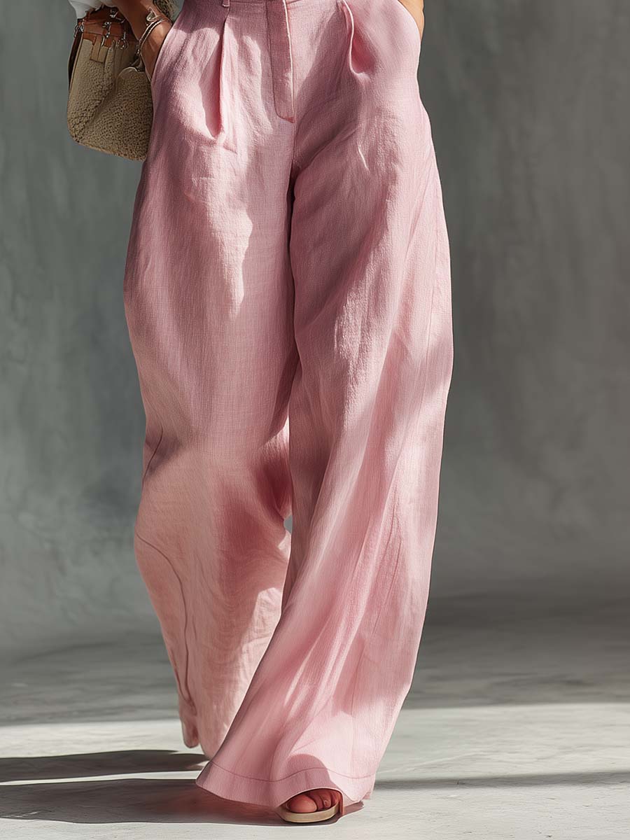 Wide Leg Suspender Overalls – detail view