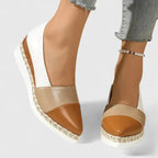 Cream orthopedic loafers
