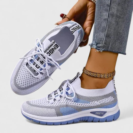 Orthopedic walking sneakers, lifestyle view